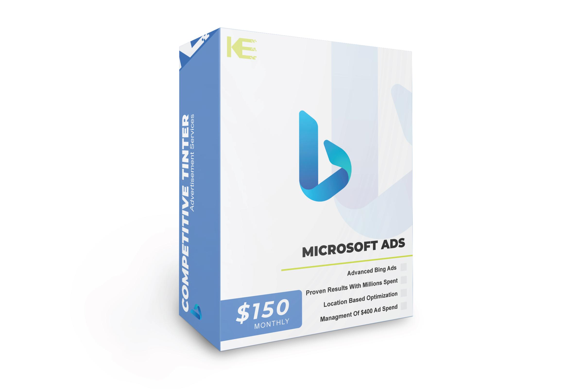 Microsoft Ads creative for Kepler's Competitive Tint Plan
