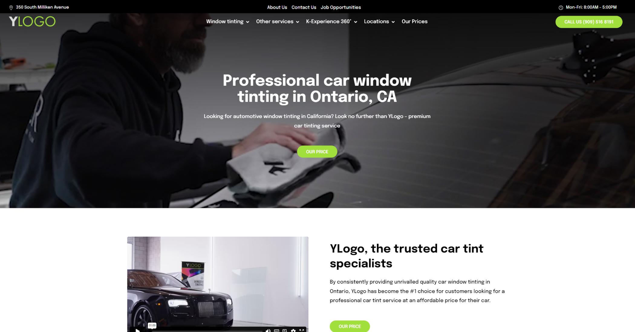 Kepler website template shown across desktop screens